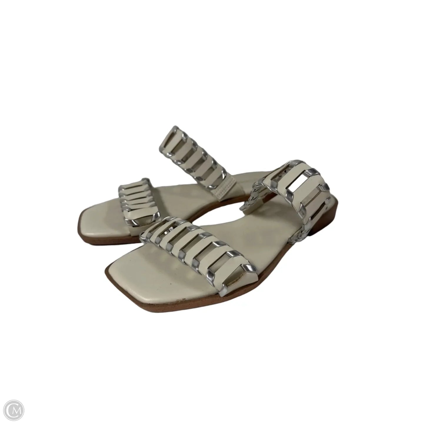 Sandals Flats By Bcbg In White, Size: 7