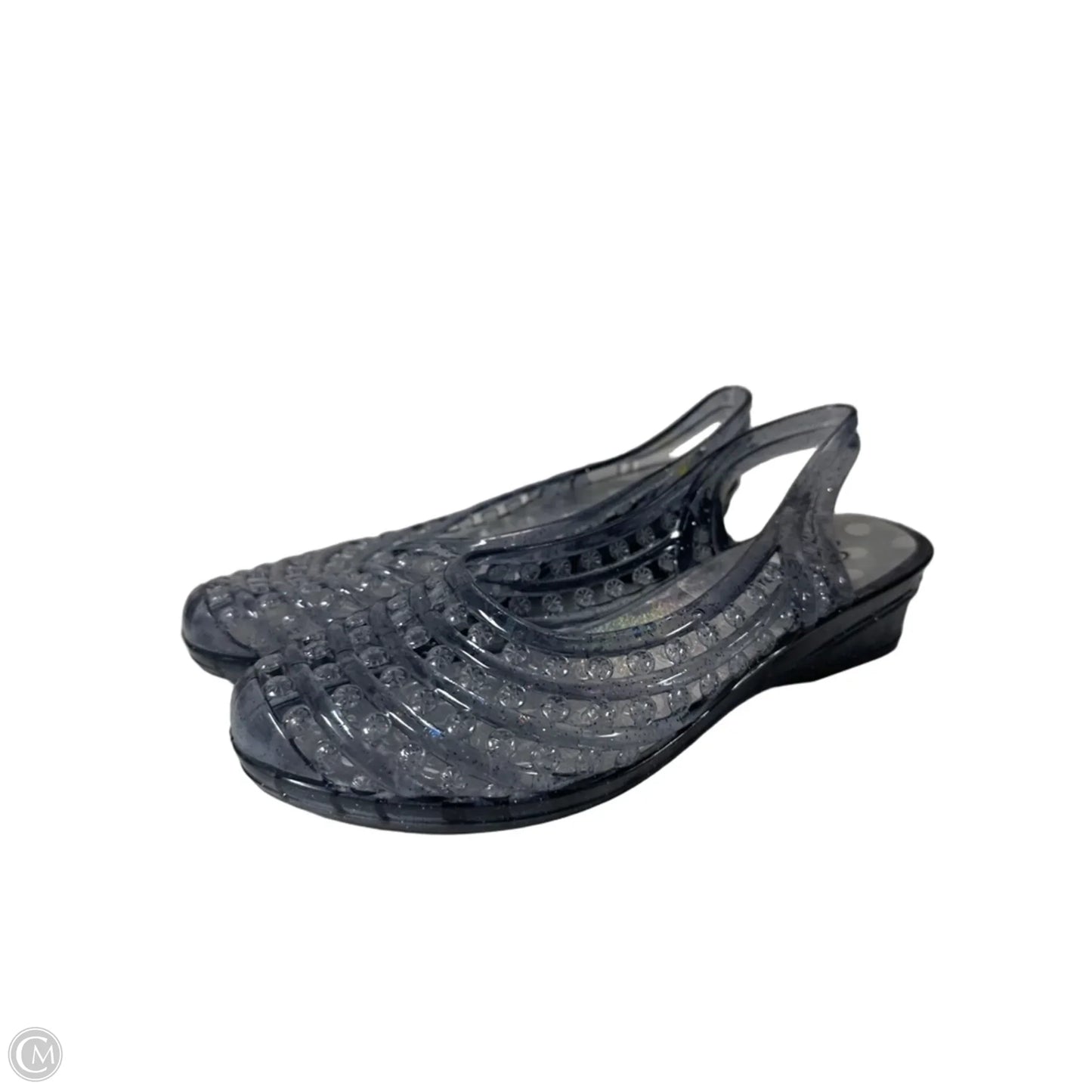 Shoes Flats By Clothes Mentor In Clear, Size: 7