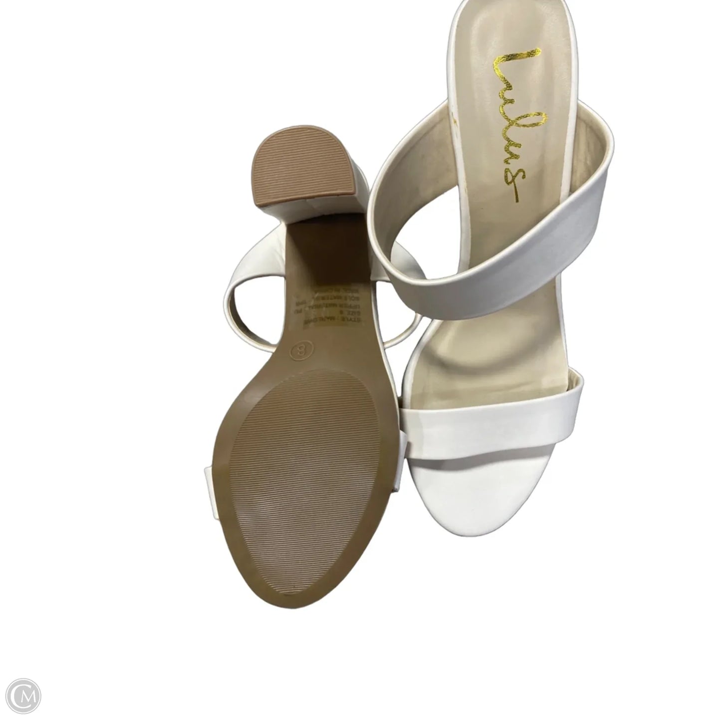 Shoes Heels Block By Lulus In White, Size: 8