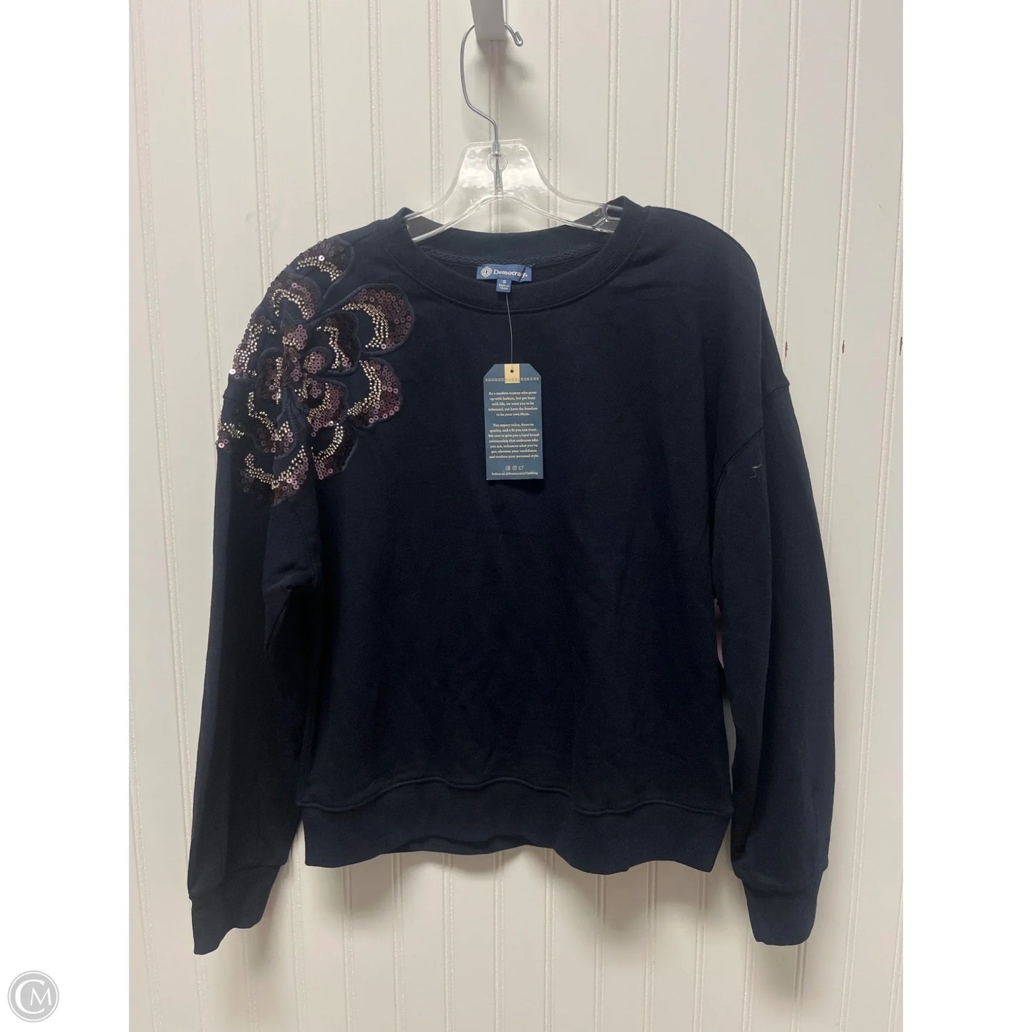Sweater By Democracy In Navy, Size: S