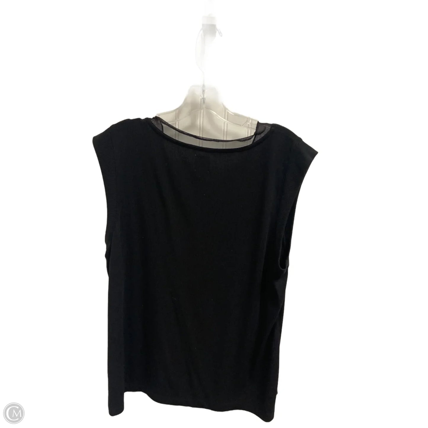 Top Sleeveless By Nic + Zoe In Black, Size: 1x
