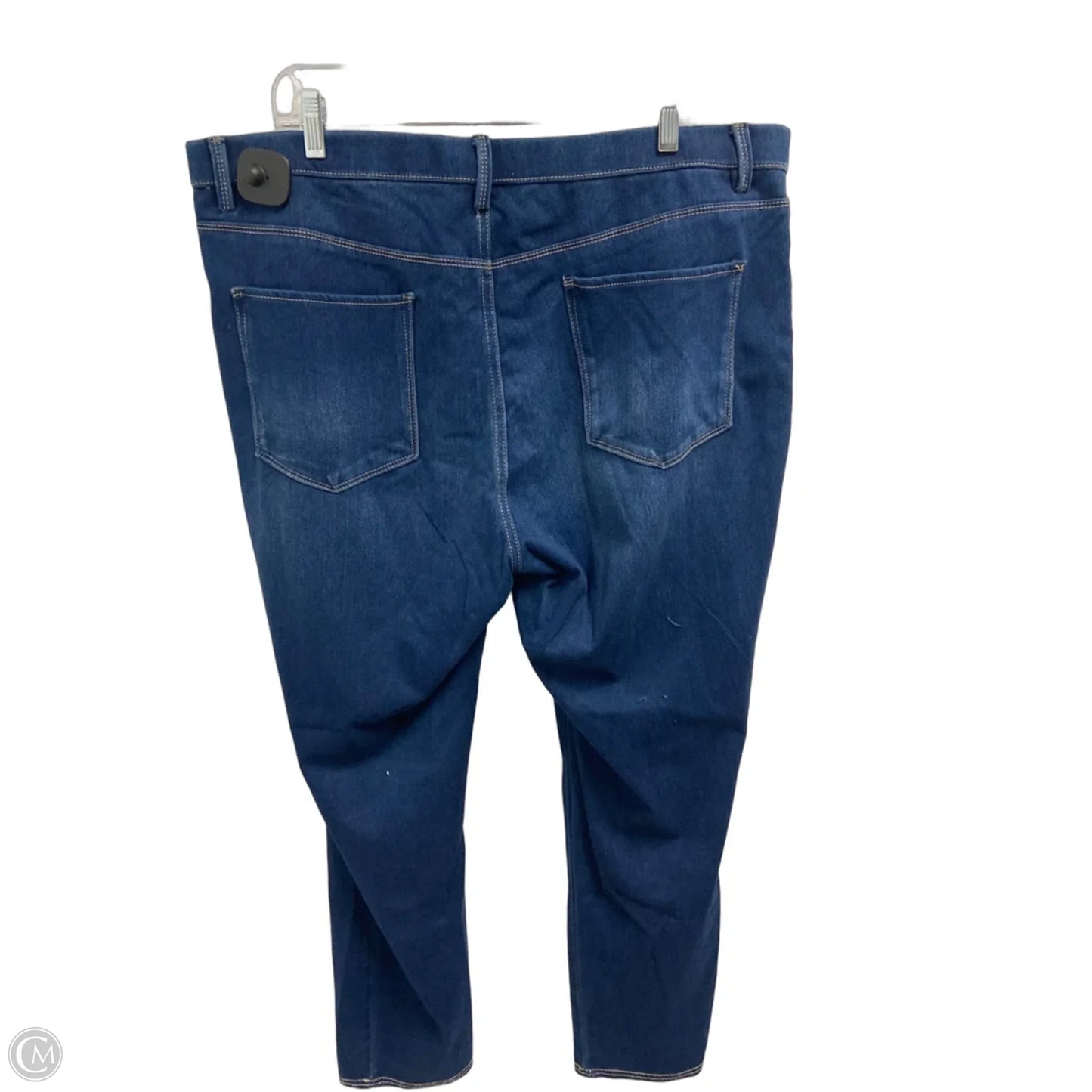 Jeans Skinny By Bandolino In Blue Denim, Size: 1x