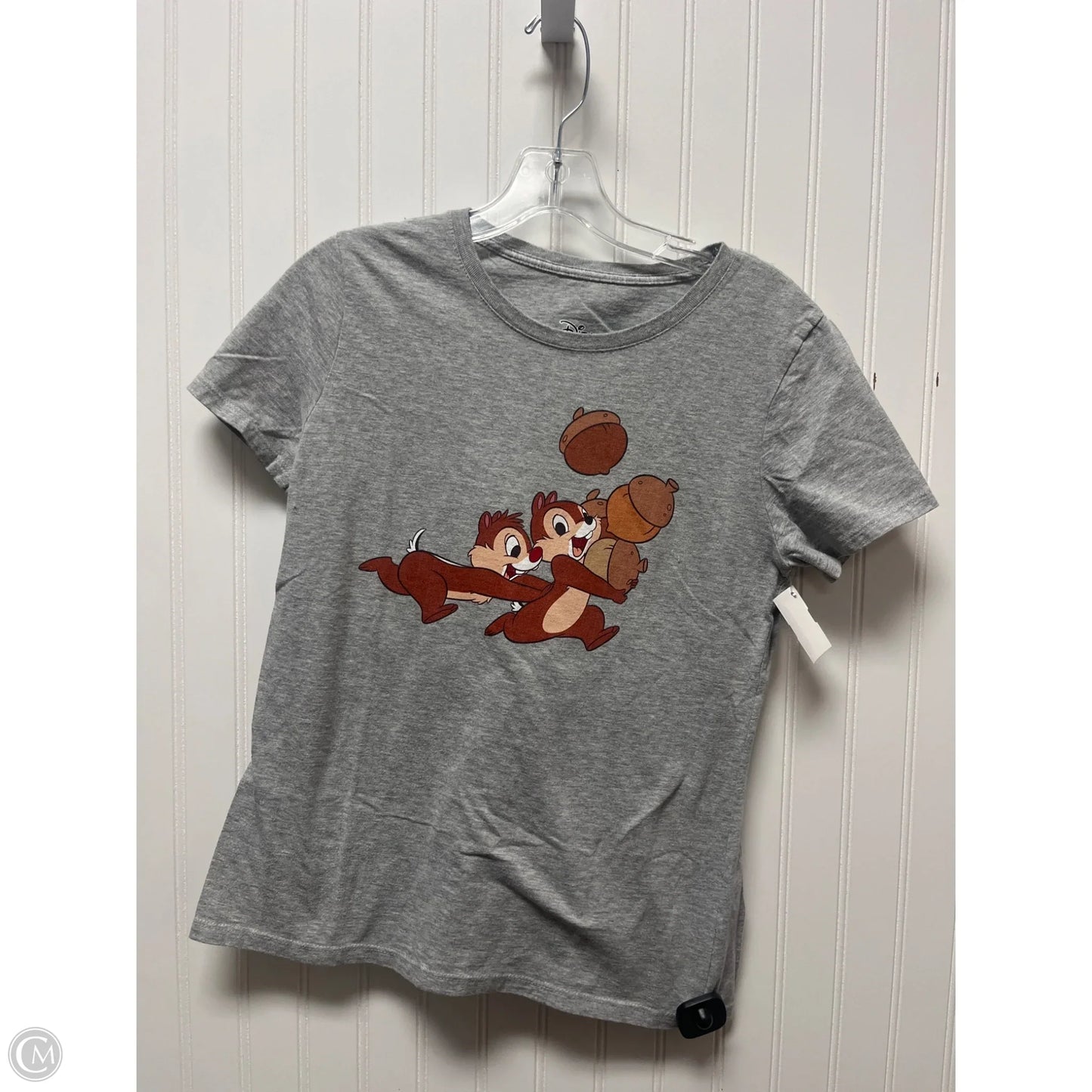 Top Short Sleeve By Disney Store In Grey, Size: S