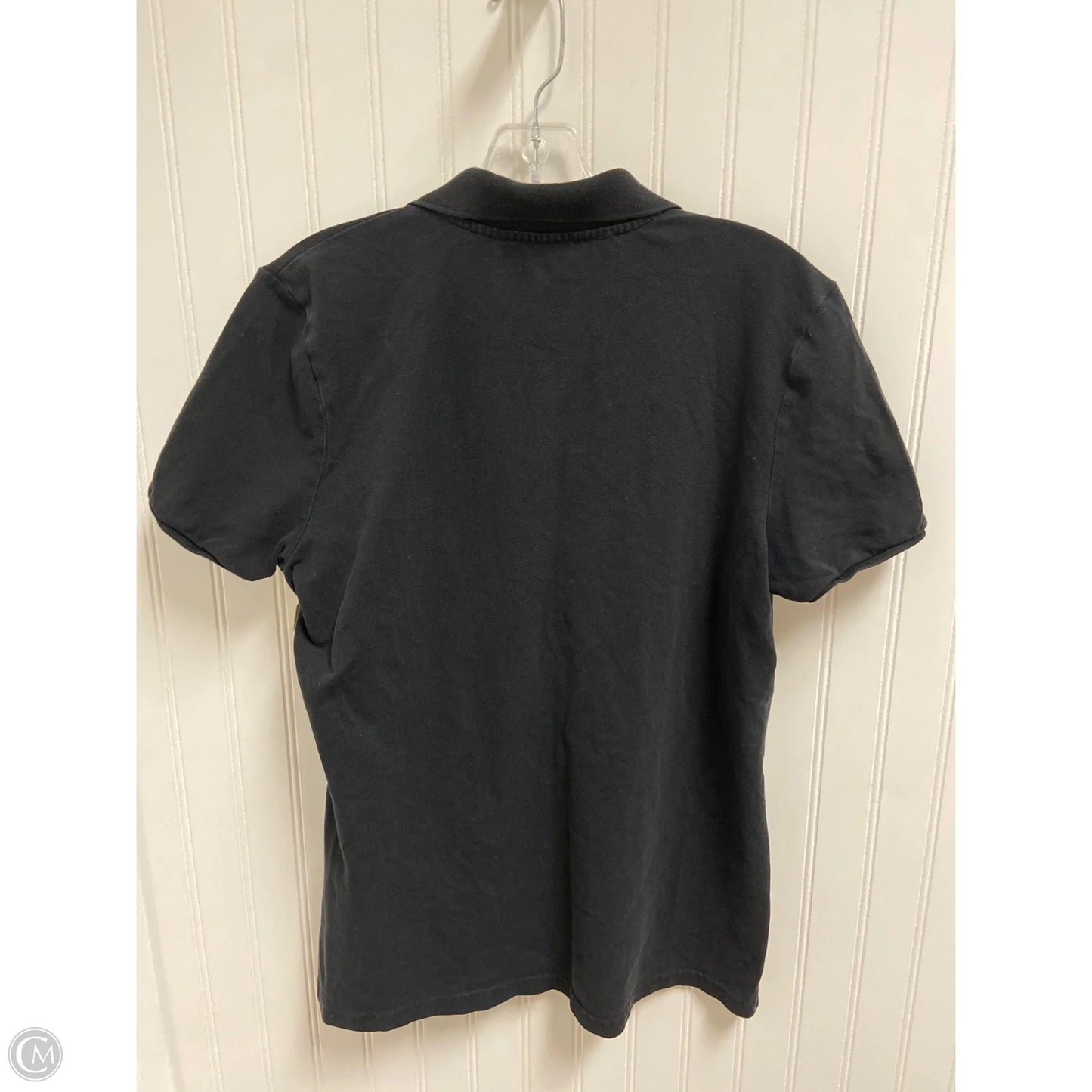 Top Short Sleeve Luxury Designer By Burberry In Black, Size: Xl