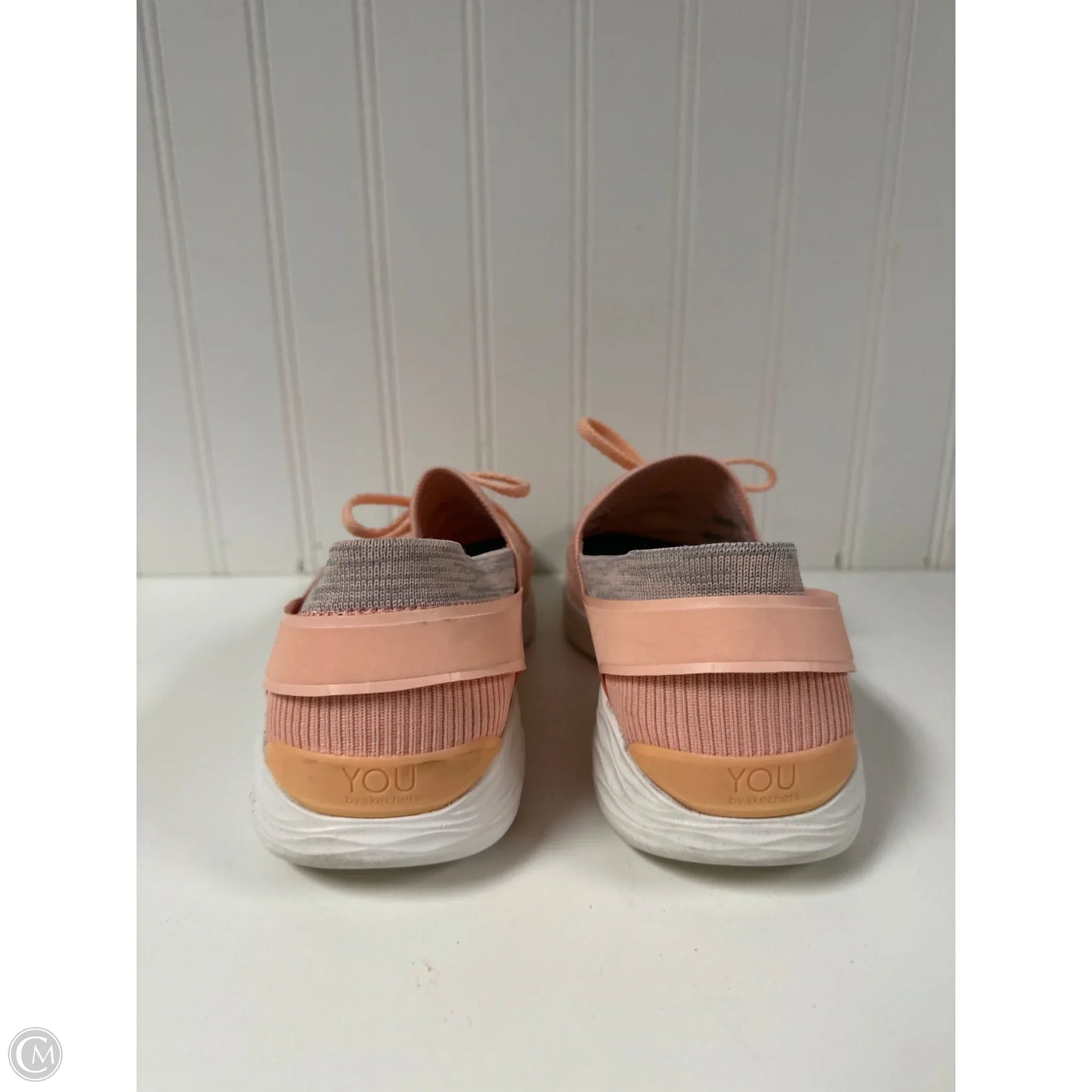 Shoes Athletic By Skechers In Peach, Size: 7.5