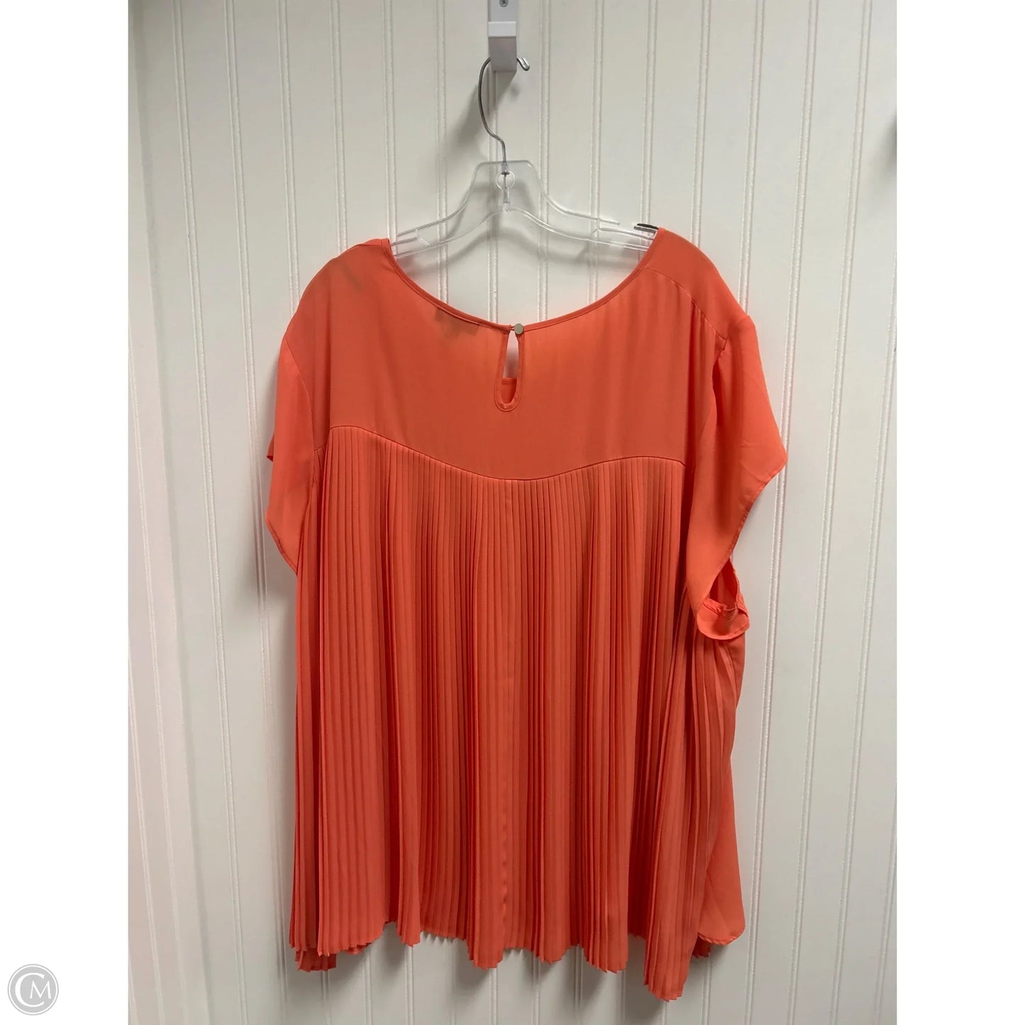 Top Sleeveless By Clothes Mentor In Orange, Size: 3x