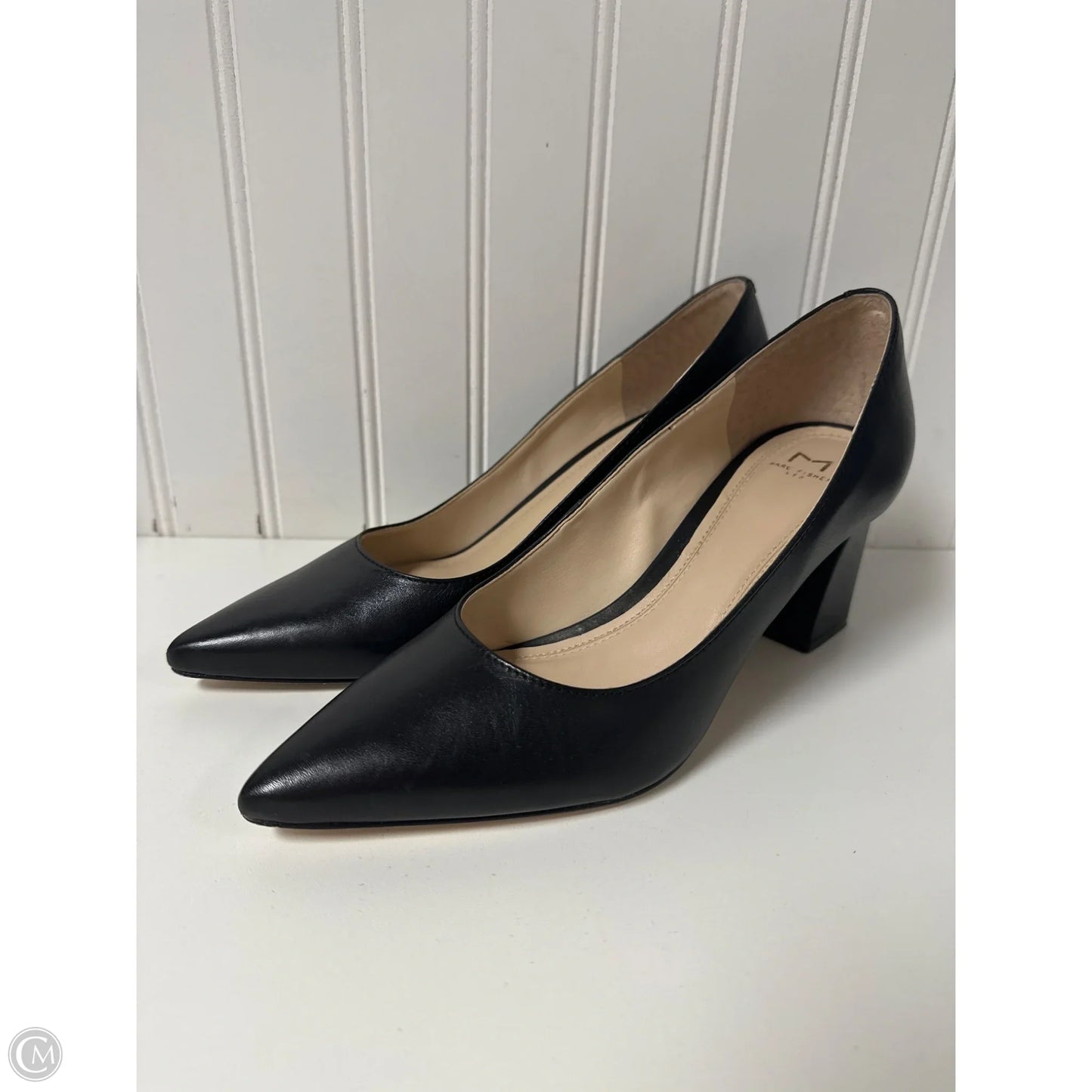 Shoes Heels Block By Marc Fisher In Black, Size: 8