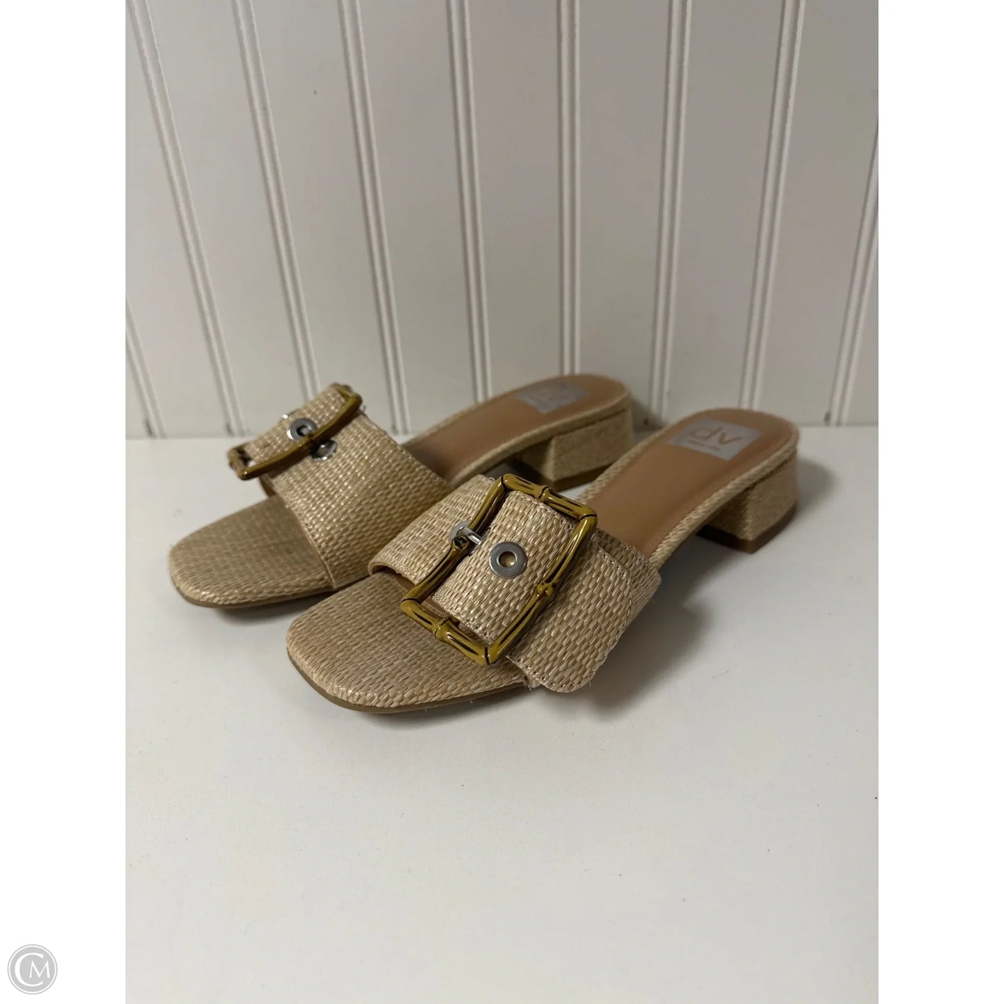 Sandals Heels Block By Dolce Vita In Beige, Size: 7