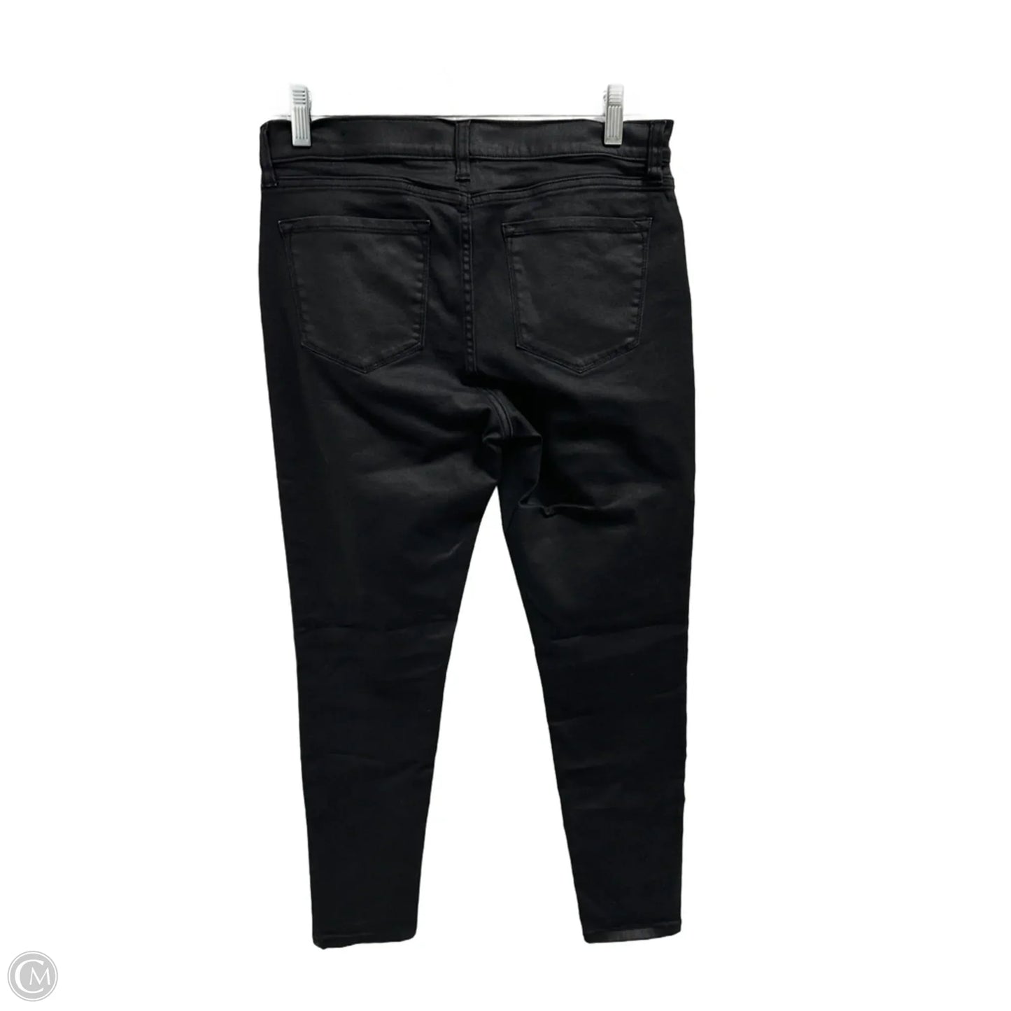 Jeans Skinny By Banana Republic In Black Denim, Size: 6