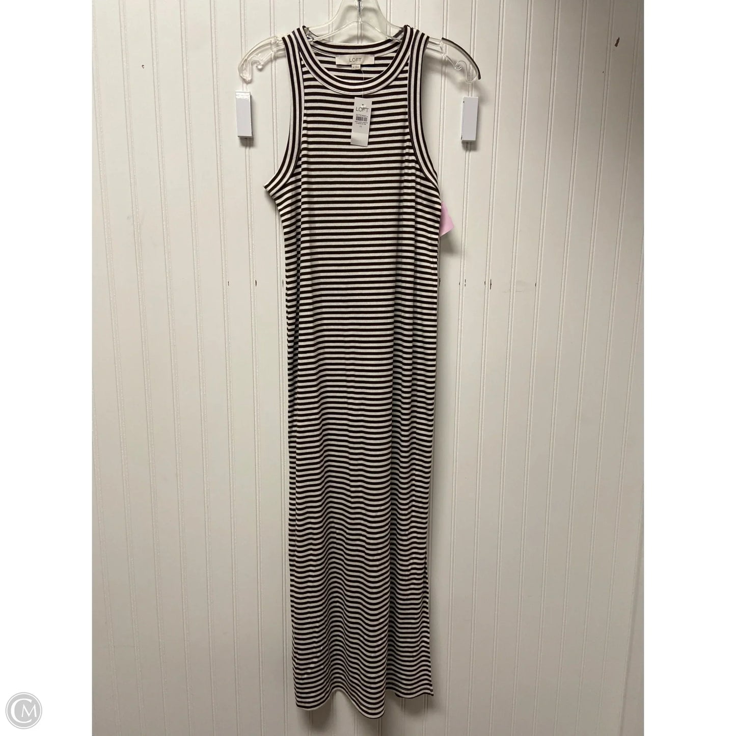 Dress Casual Maxi By Loft In Brown, Size: M