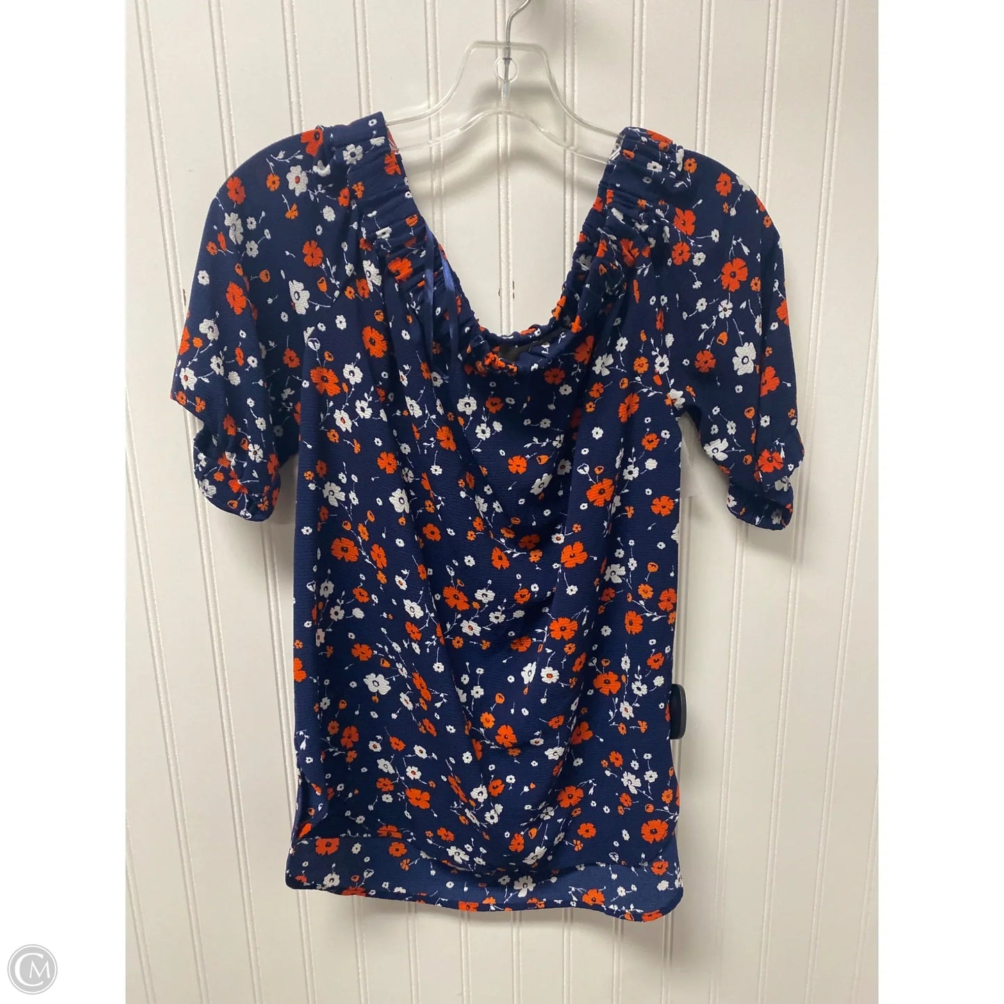 Top Short Sleeve By Michael By Michael Kors In Navy, Size: Xs