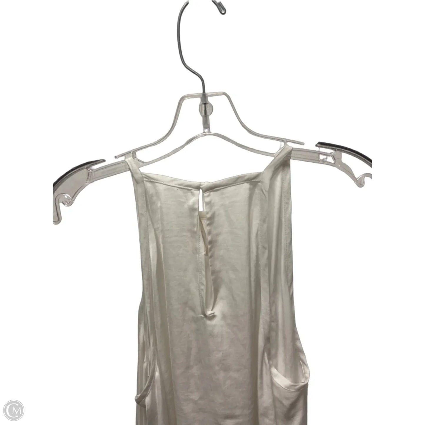 Top Sleeveless Designer By Michael Kors In White, Size: L