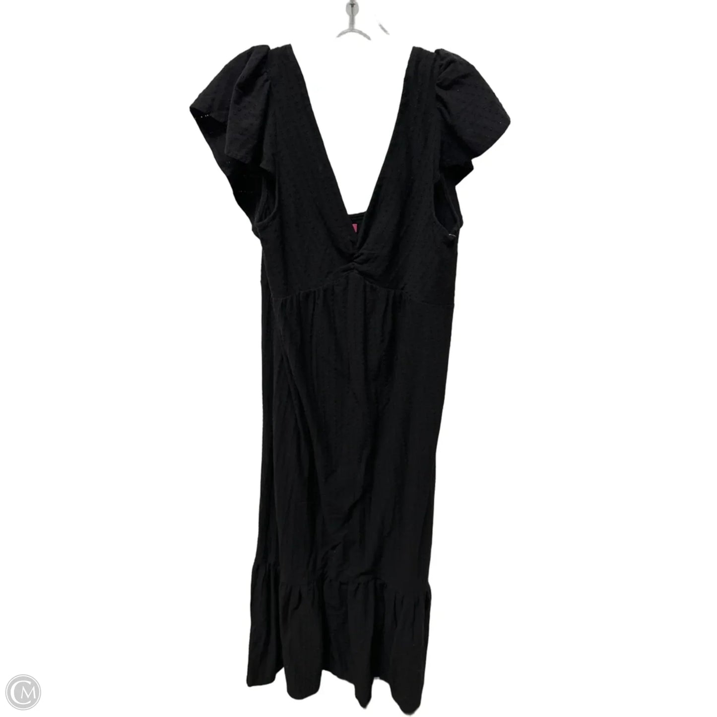Dress Casual Maxi By Betsey Johnson In Black, Size: L