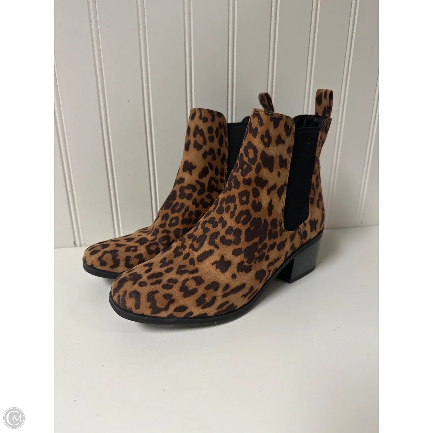 Boots Ankle Heels By A New Day In Brown, Size: 6