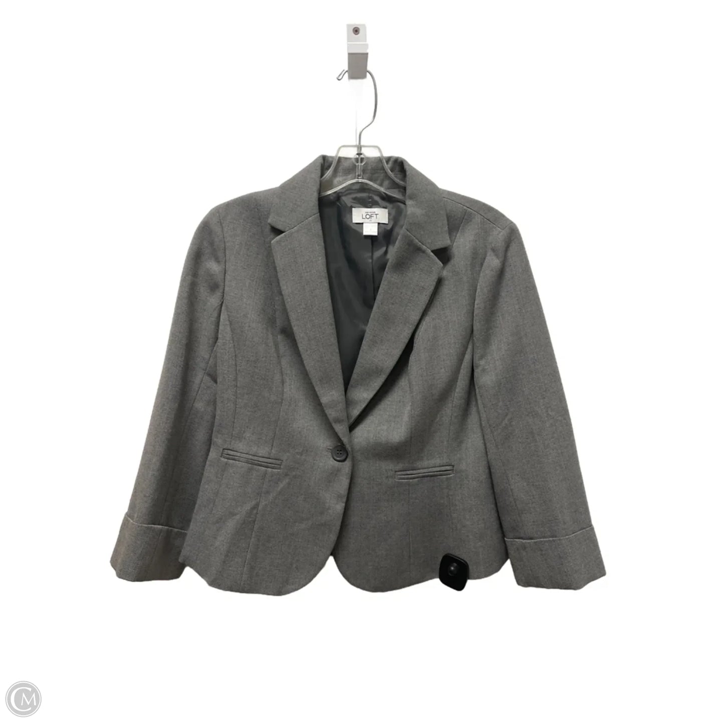 Jacket Other By Loft In Grey, Size: S