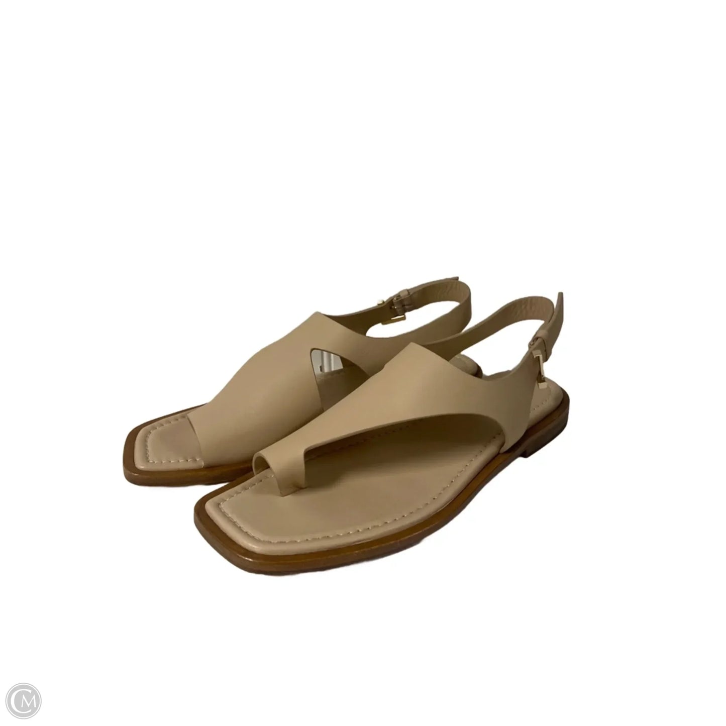 Sandals Designer By Lafayette 148 In Tan, Size: 8