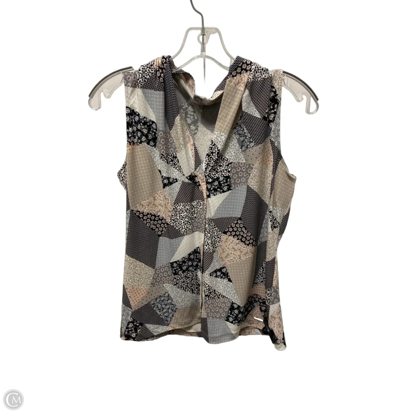 Top Sleeveless By Calvin Klein In Tan, Size: S