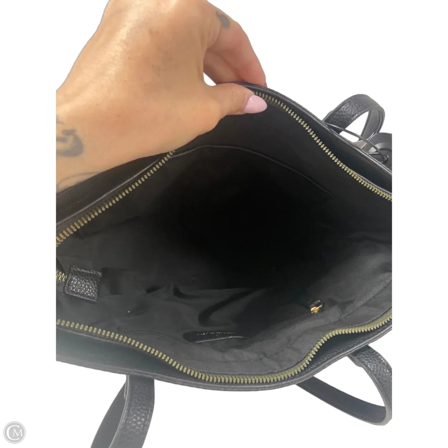 Handbag Leather By Nanette Lepore, Size: Medium