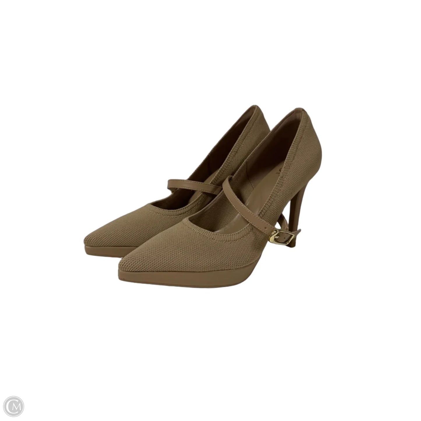 Sandals Heels Kitten By Cosy Island In Tan, Size: 6.5