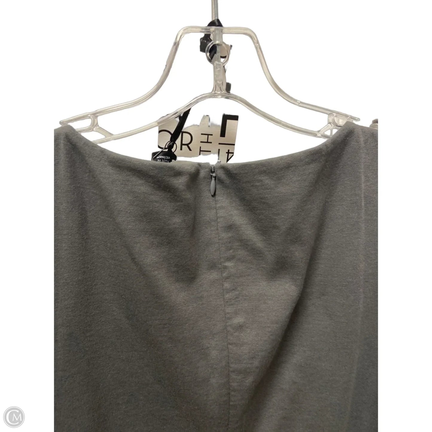 Dress Casual Midi By Hawthorn In Grey, Size: Xl
