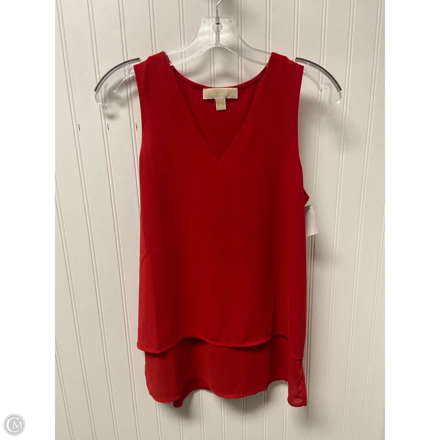 Top Sleeveless Basic By Michael By Michael Kors In Red, Size: S
