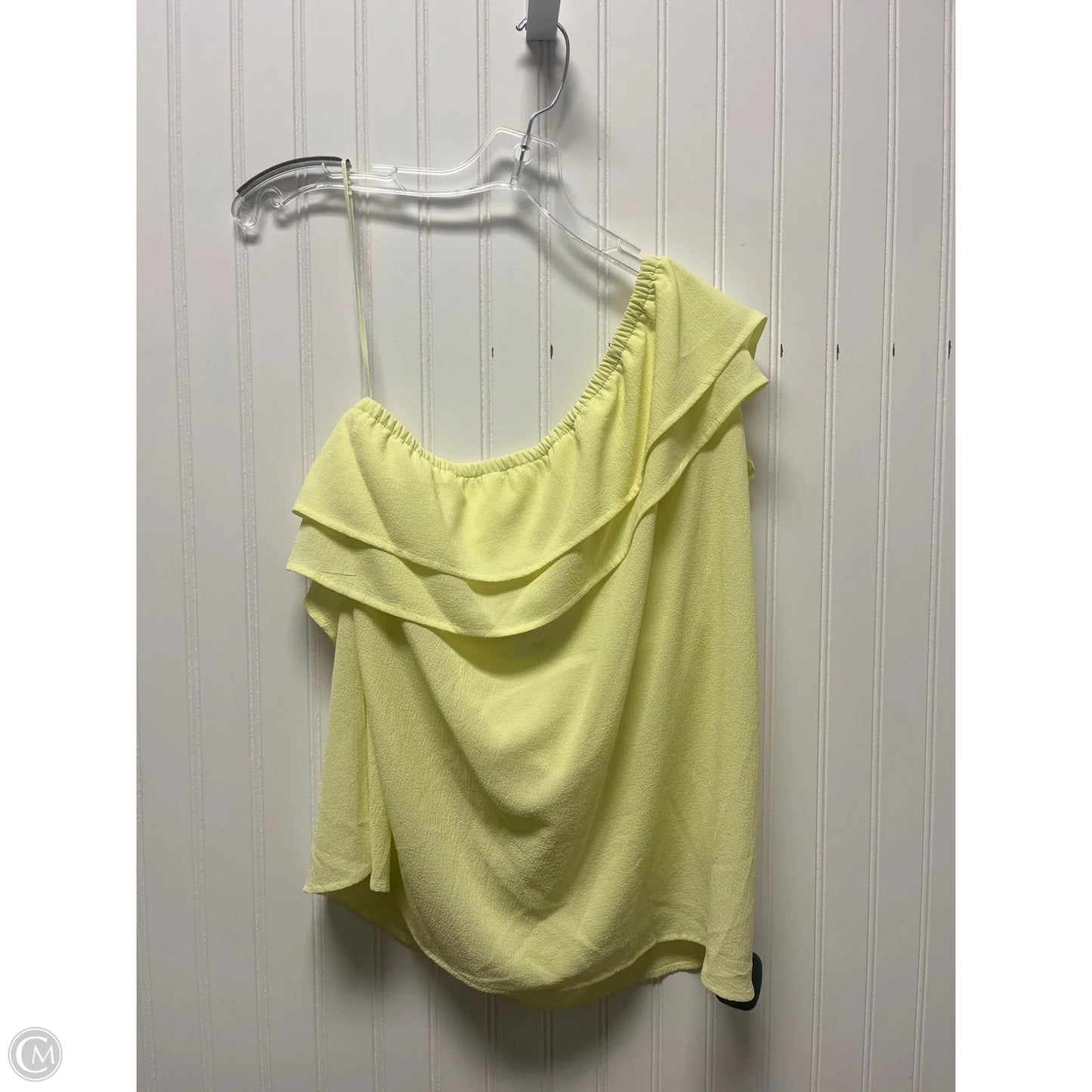 Top Sleeveless By Apt 9 In Yellow, Size: Xl