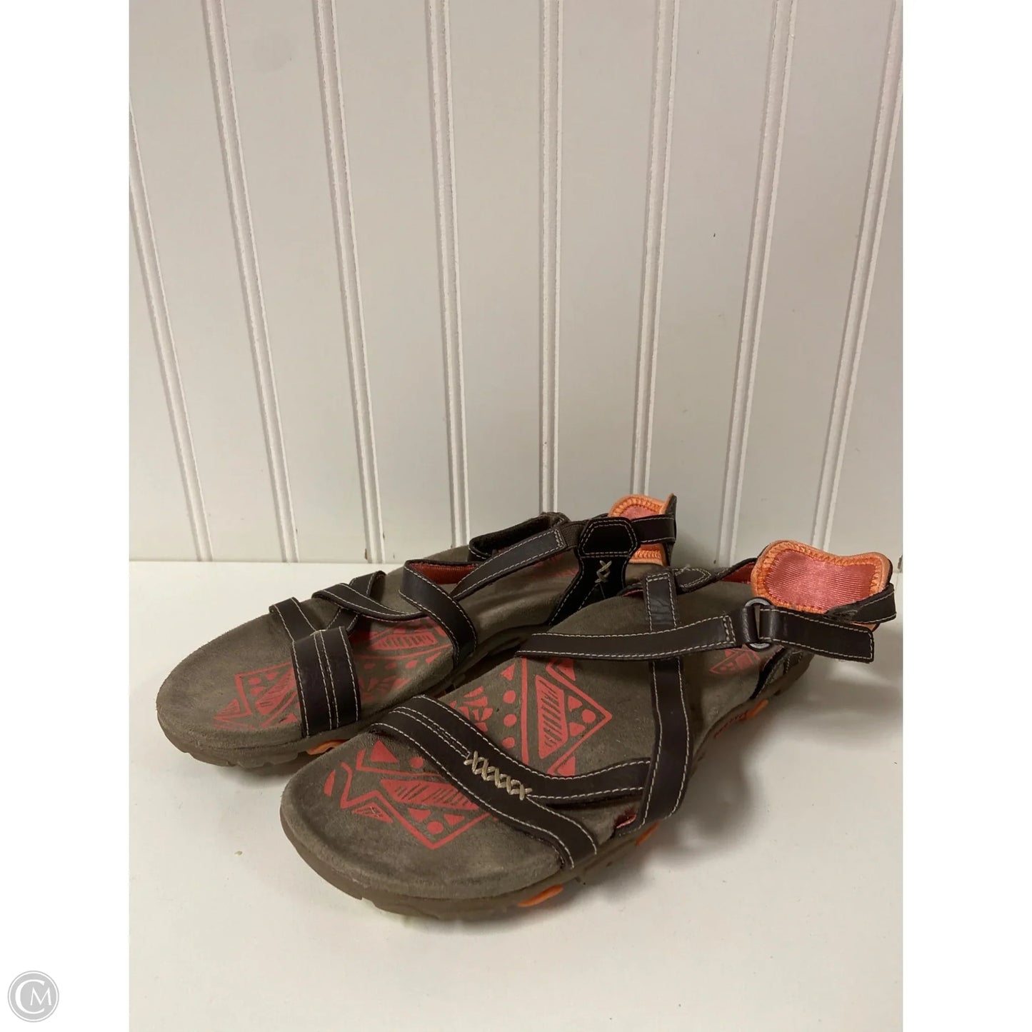 Sandals Flats By Merrell In Brown, Size: 6
