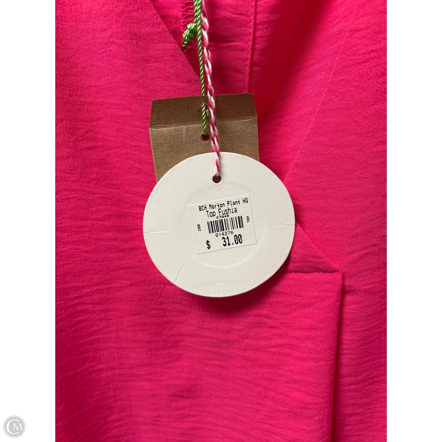 Top Short Sleeve By Umgee In Pink, Size: M