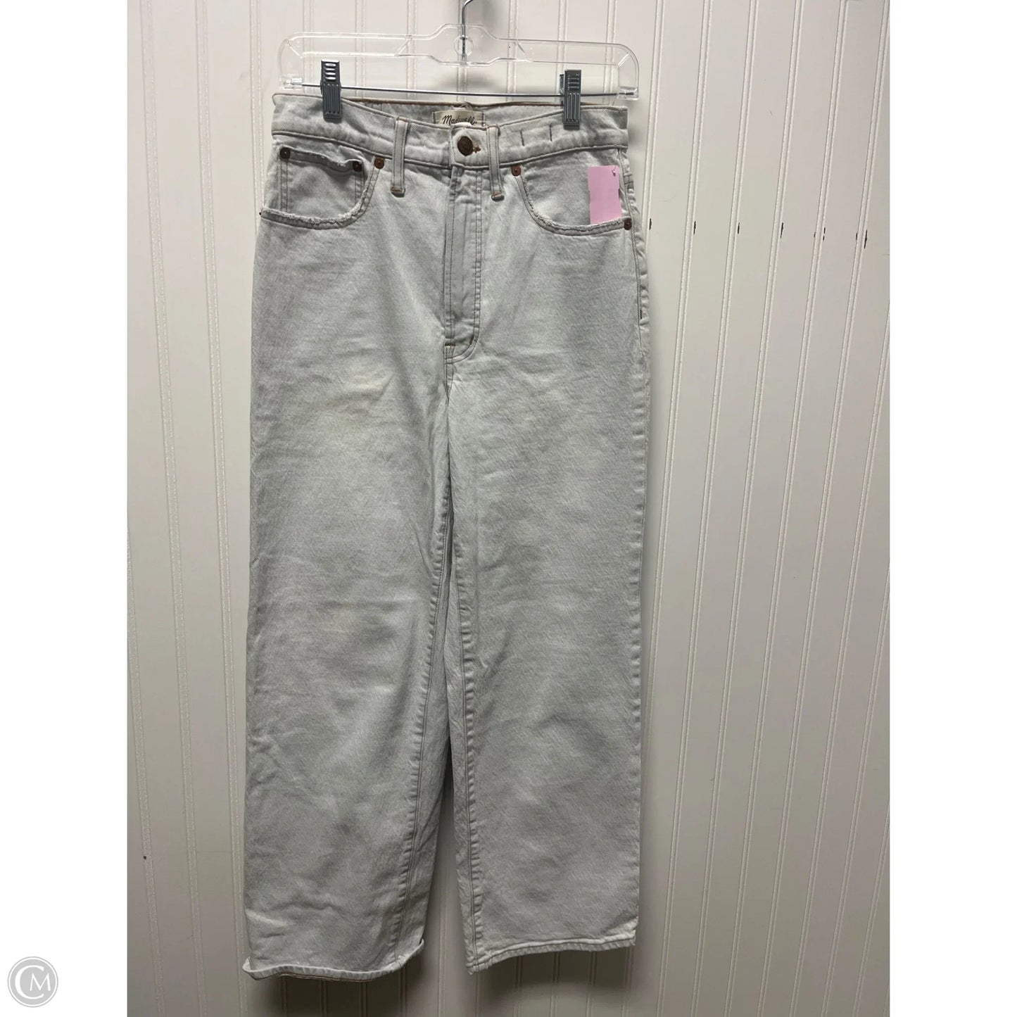 Jeans Wide Leg By Madewell In Blue Denim, Size: 4