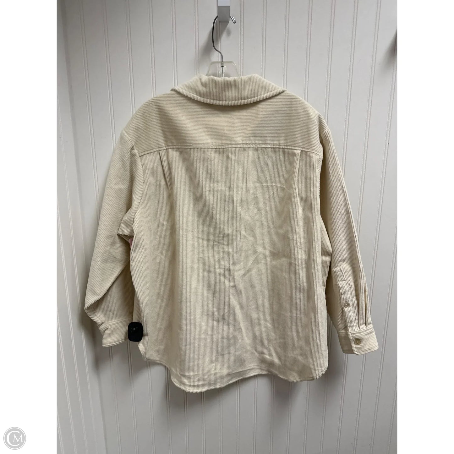 Top Long Sleeve By Gap In Beige, Size: M