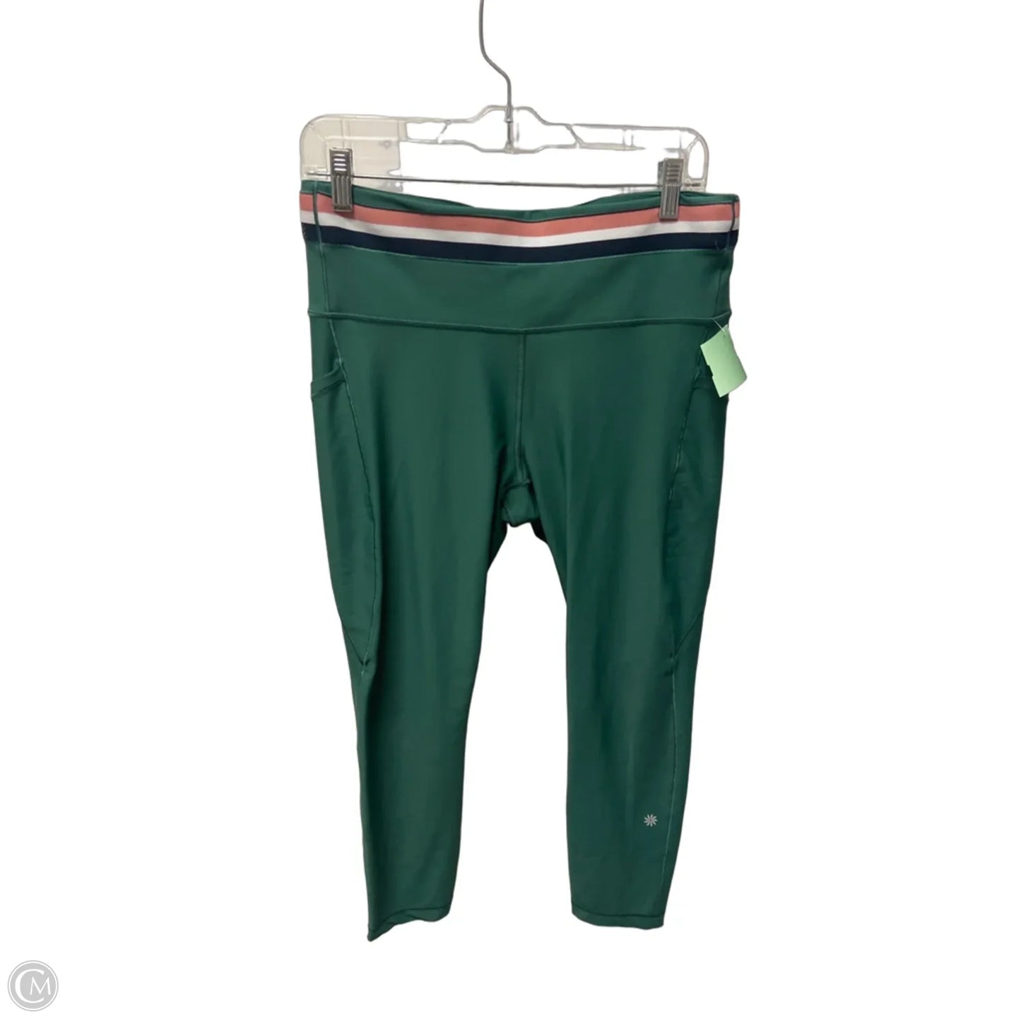 Athletic Leggings By Athleta In Green, Size: L