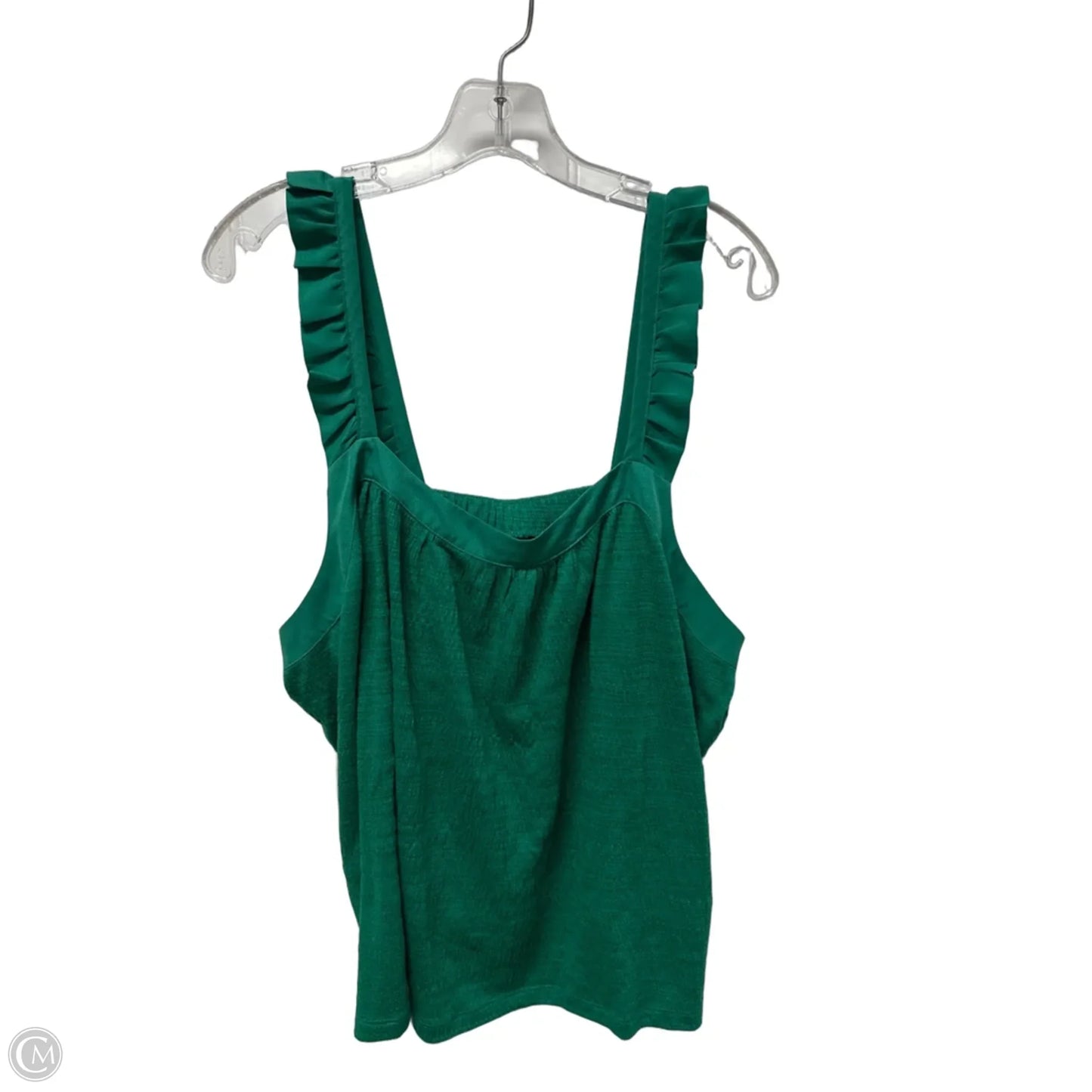 Top Sleeveless By Banana Republic In Green, Size: Xl