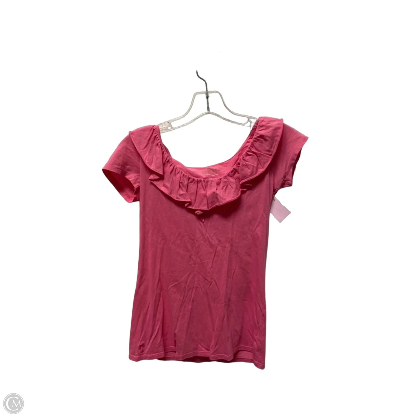 Top Short Sleeve Designer By Lilly Pulitzer In Pink, Size: Xs