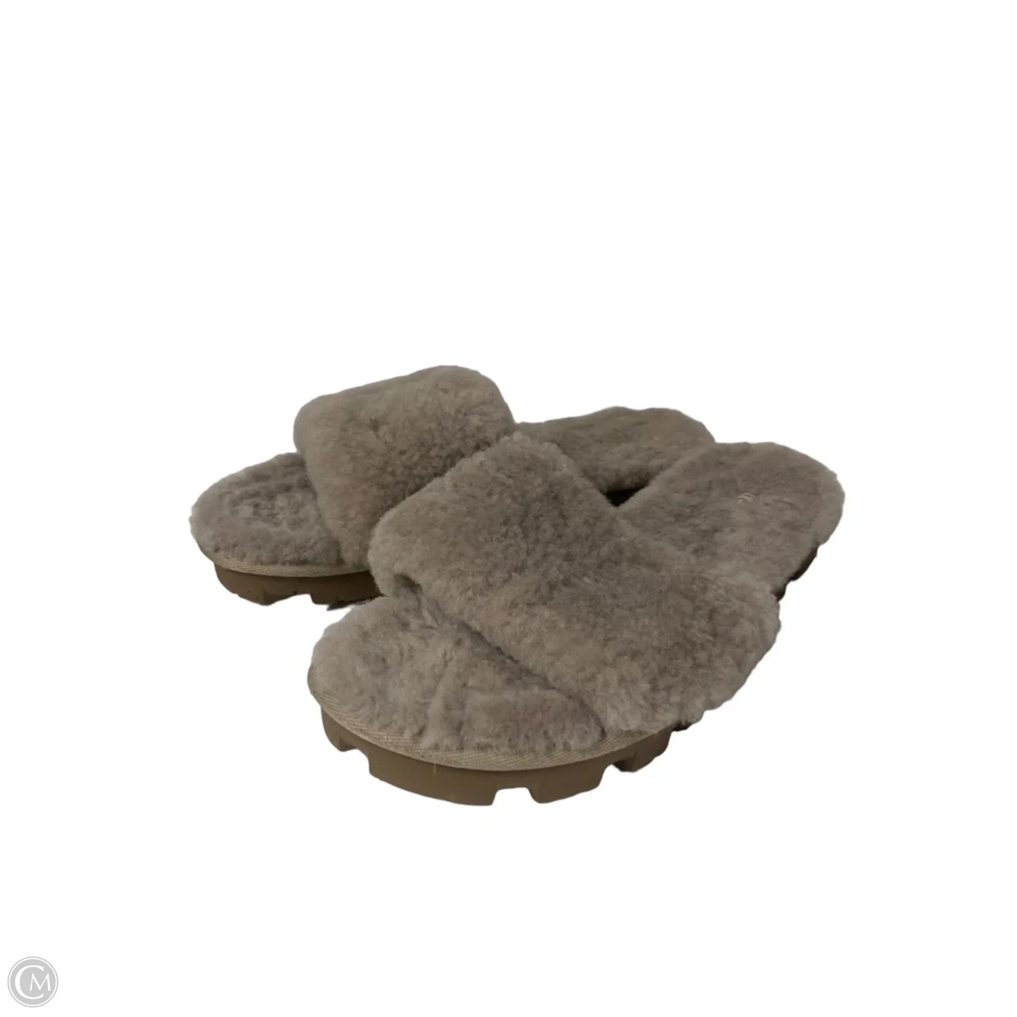 Sandals Designer By Ugg In Grey, Size: 9