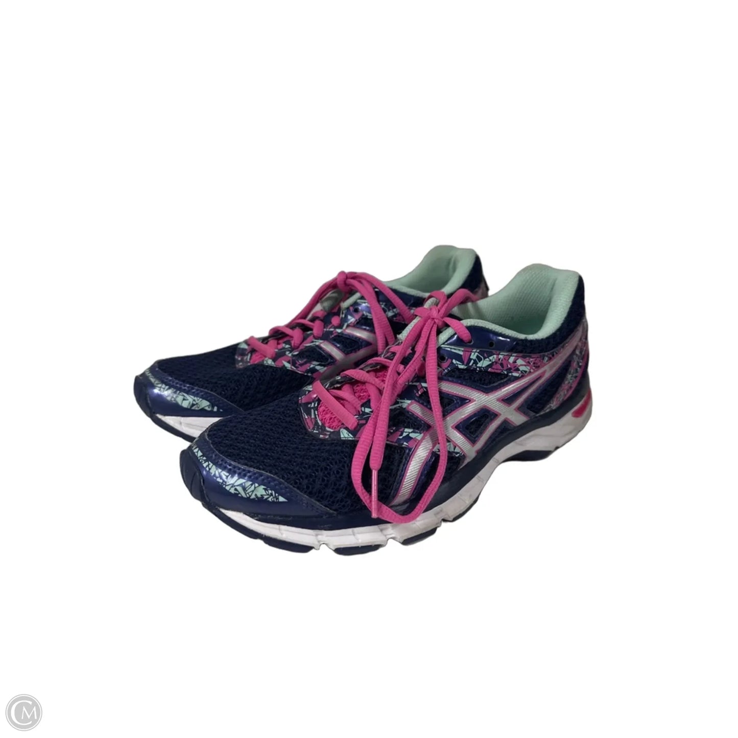 Shoes Athletic By Asics In Blue & Pink, Size: 7.5