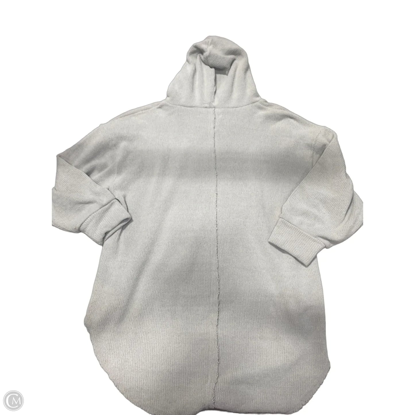 Sweatshirt Hoodie By Free People In Grey, Size: L
