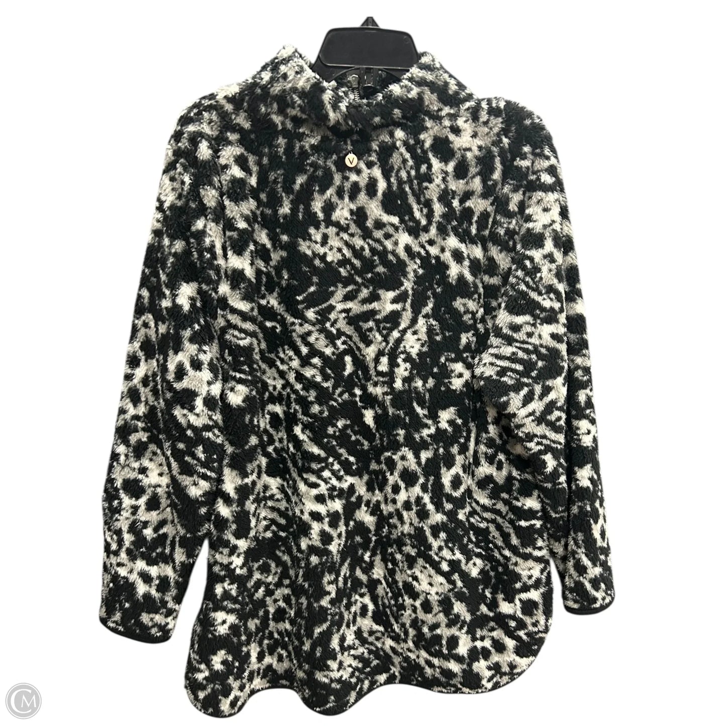 Sweatshirt Collar By Livi Active In Blue & Grey, Size: Xxl