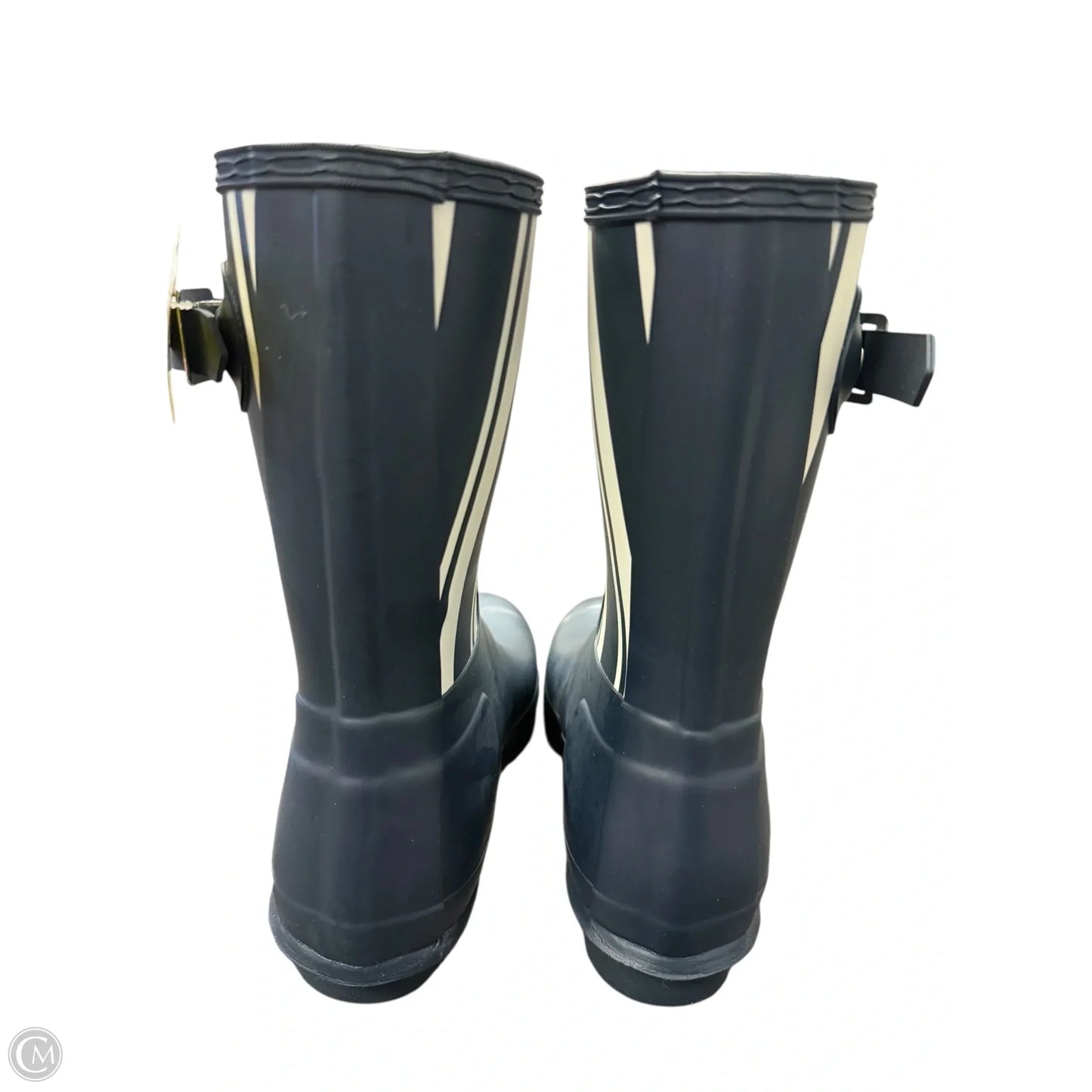 Boots Rain By Hunter In Blue & White, Size: 7
