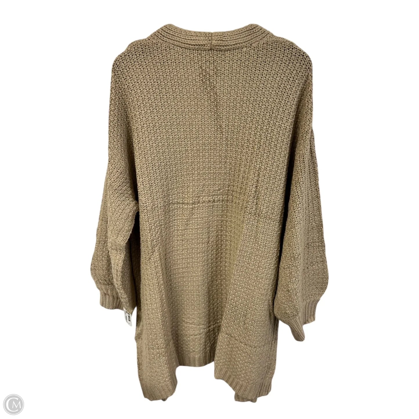 Sweater Cardigan By Cmf In Beige, Size: Xl
