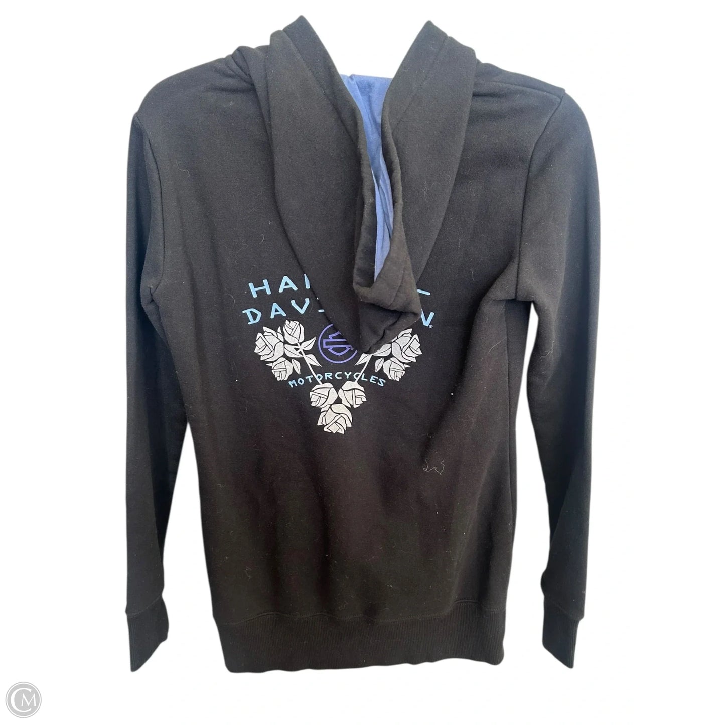 Sweatshirt Hoodie By Harley Davidson In Black, Size: Xs