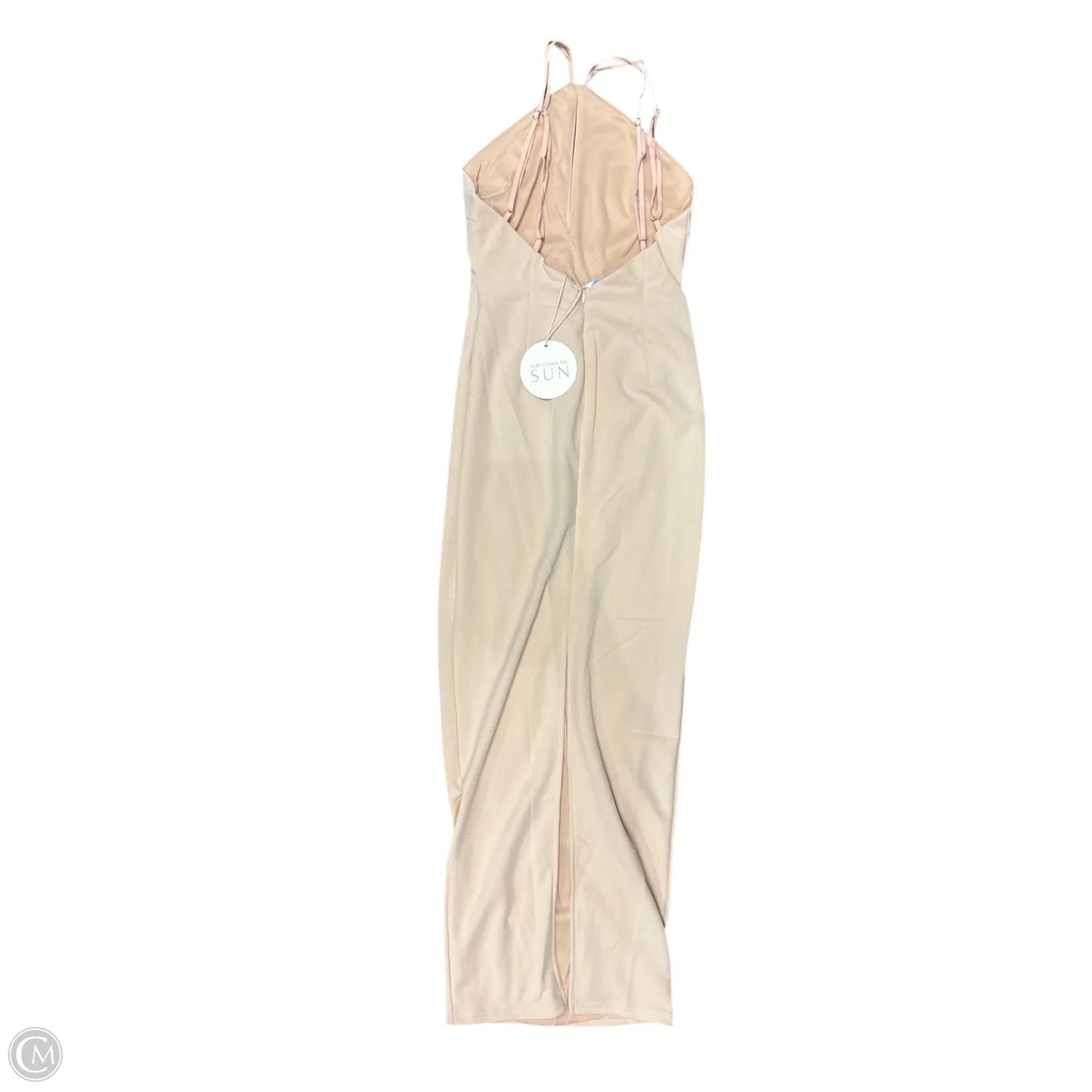 Dress Party Long By Cmb In Peach, Size: S