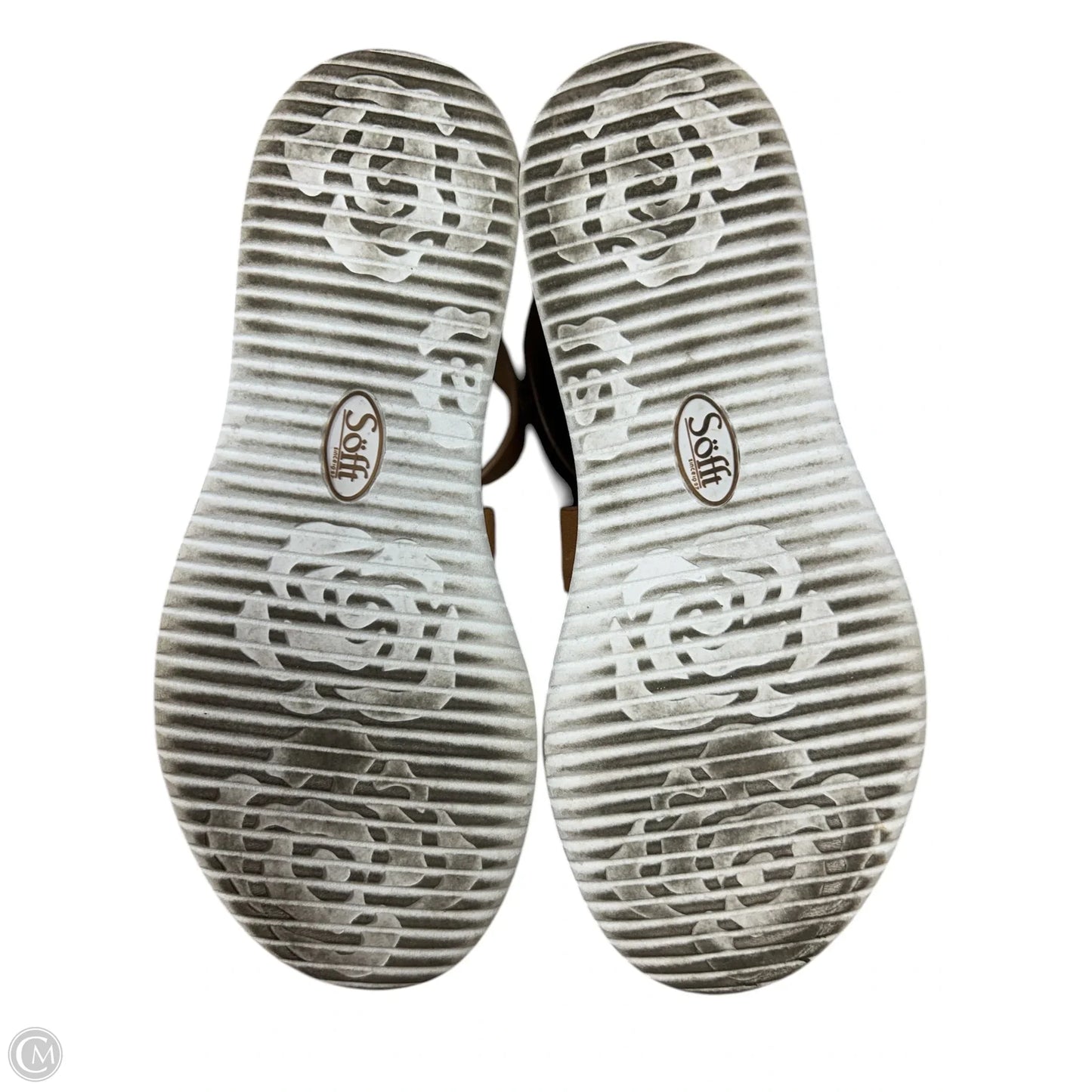 Sandals Flats By Sofft In Tan, Size: 6.5