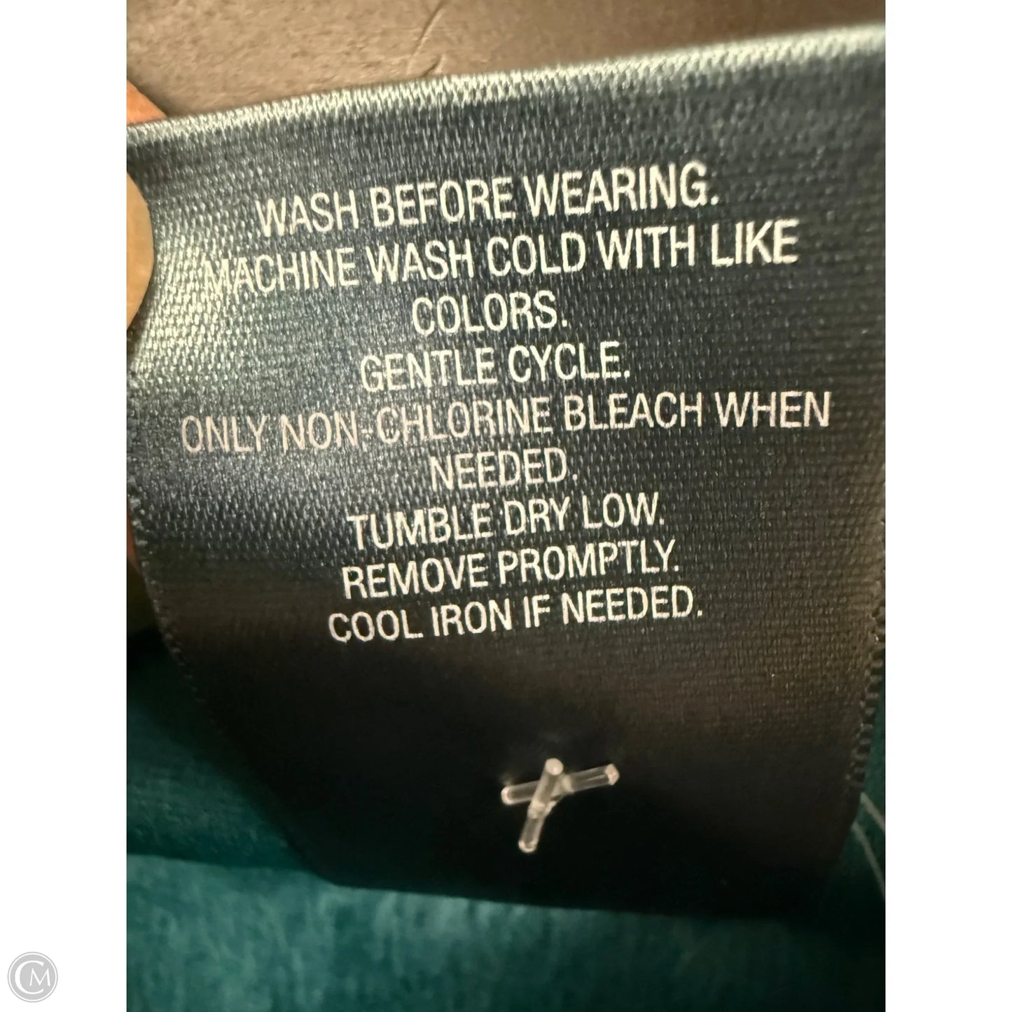 Vest Puffer & Quilted By Tek Gear In Teal, Size: 2x