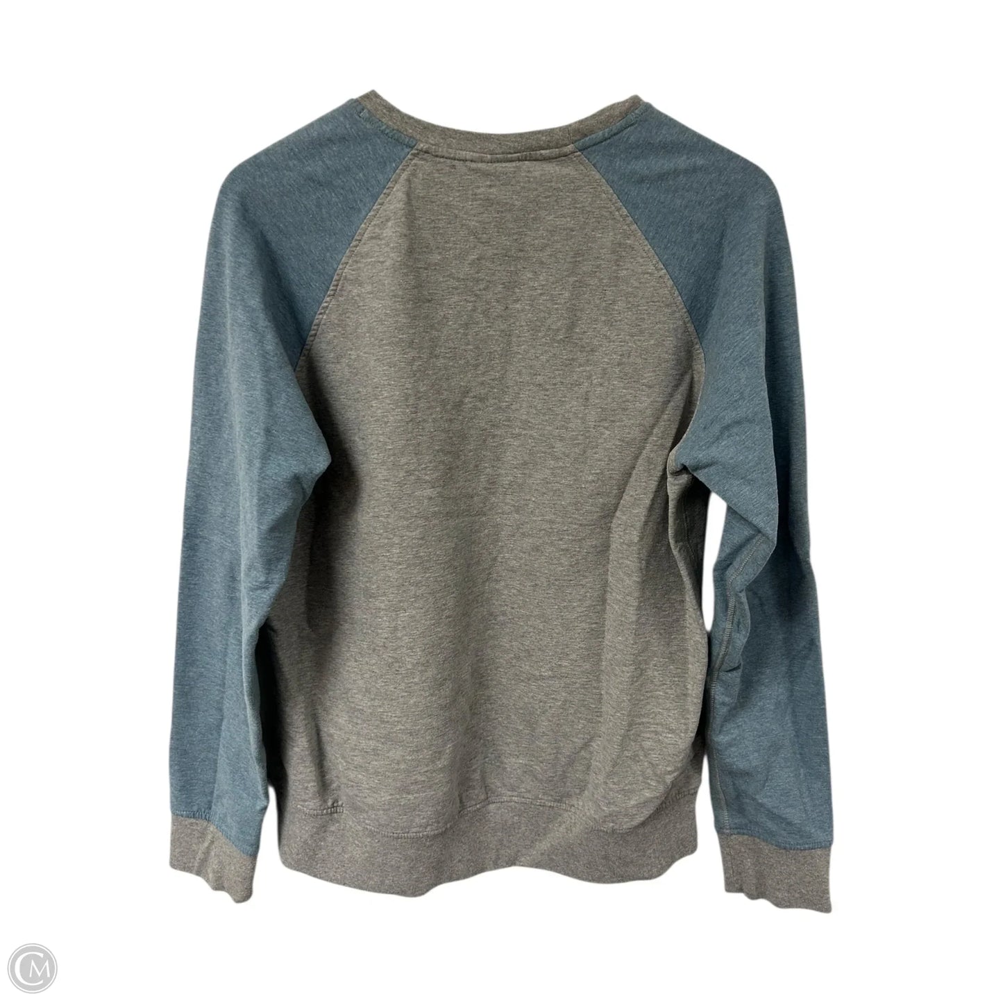 Sweatshirt Crewneck By Patagonia In Blue & Grey, Size: L