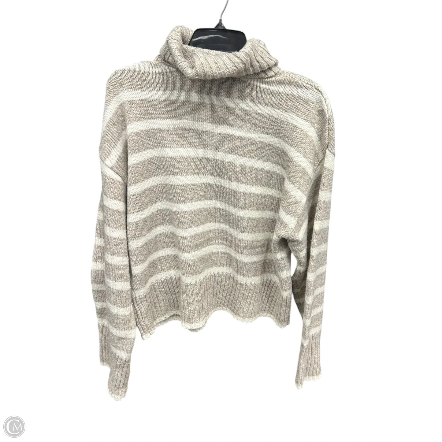 Sweater By Z Supply In Cream & Tan, Size: M