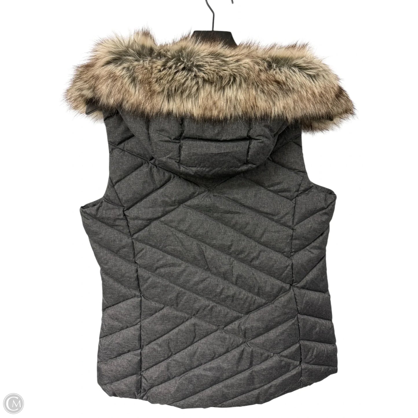 Vest Puffer & Quilted By Eddie Bauer In Grey, Size: Sp