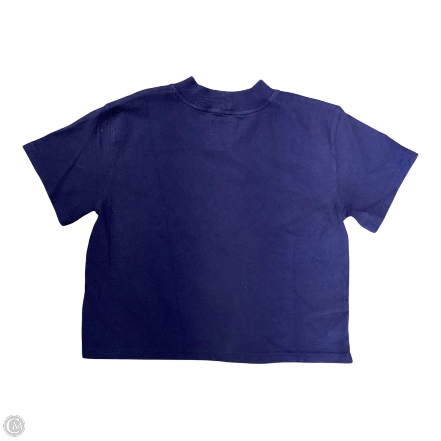 Top Short Sleeve By Cmb In Navy, Size: S