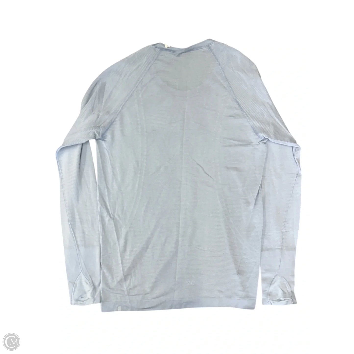 Athletic Top Long Sleeve Crewneck By Lululemon In Blue, Size: 10