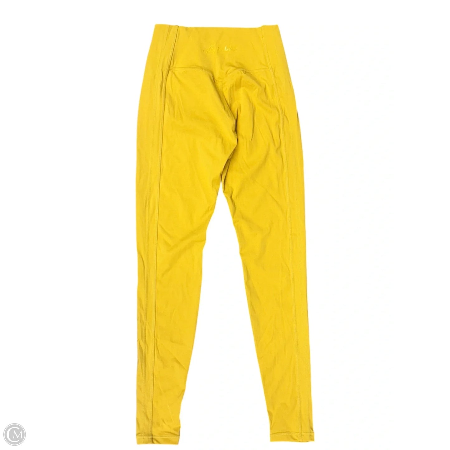 Athletic Leggings By Alphalete In Yellow, Size: S