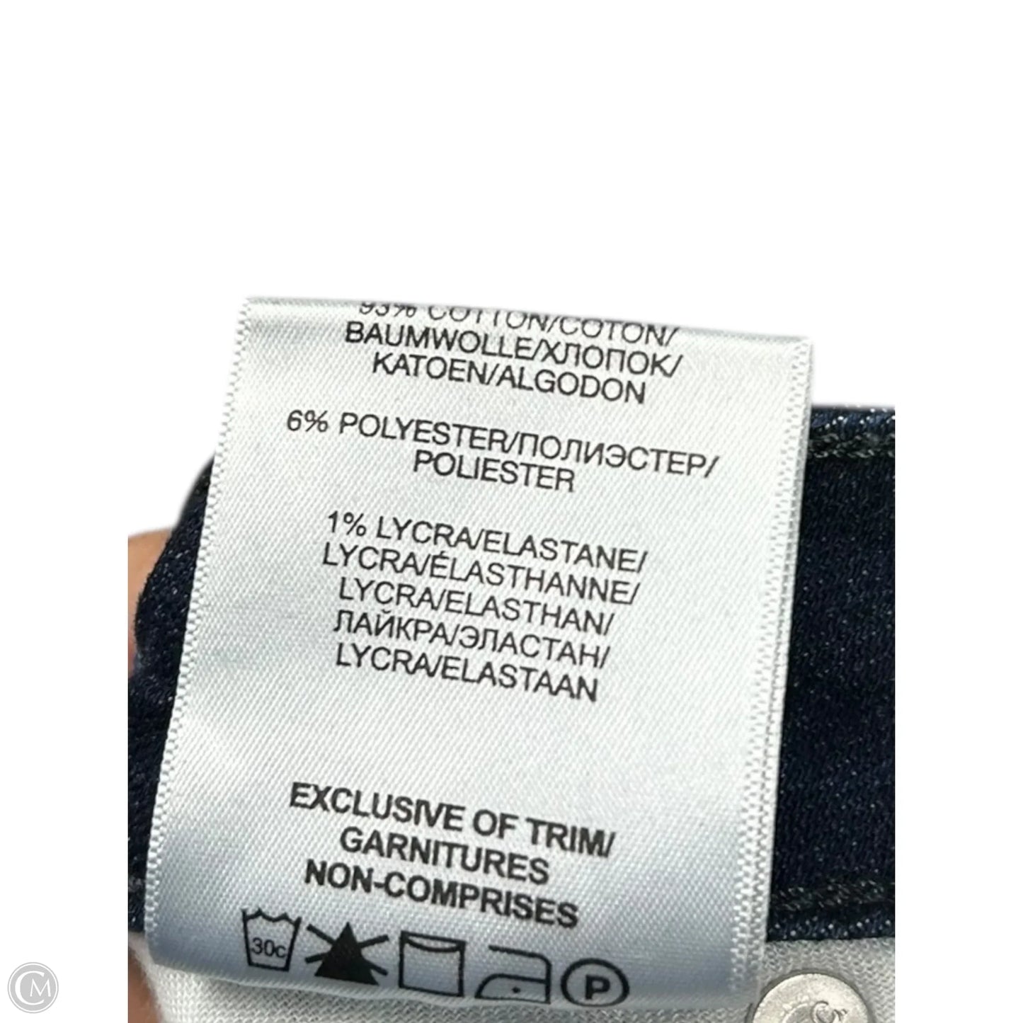 Jeans Skinny By Silver In Blue Denim, Size: 10